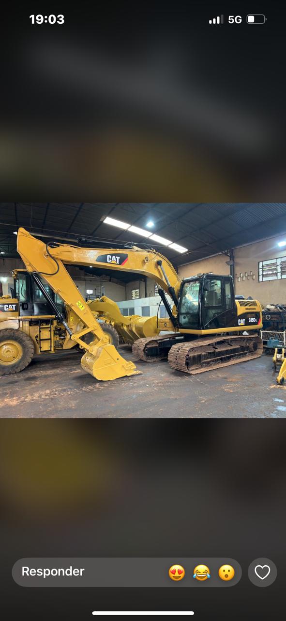 Máquina pesada em operação